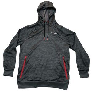 Spyder Active Mens Hoodie Sweatshirt Large Pullover Activewear Workout Gray